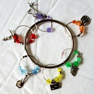Gem Wear Set Of 6 Drink Charms